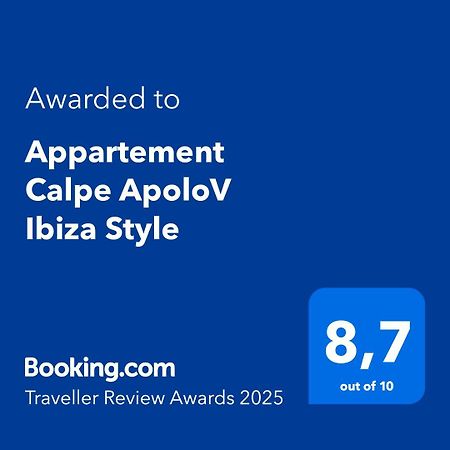 Appartement Calpe Apolov Ibiza Style מראה חיצוני תמונה